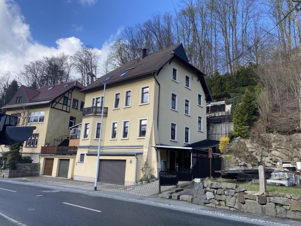Waldblickwohnung Mit Schoener Terrasse Und Kamin Зебниц Экстерьер фото